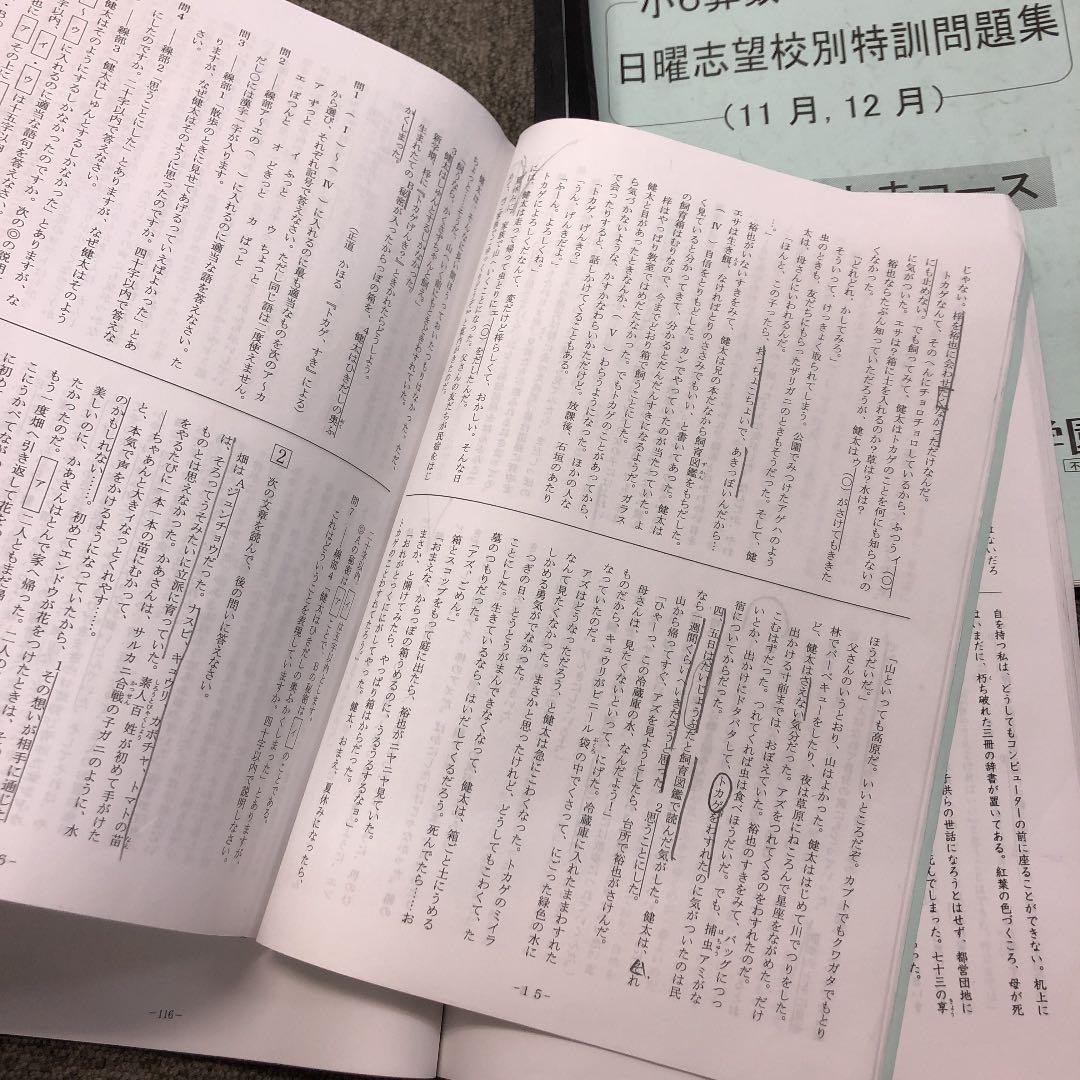 浜学園　小６　男子最難関/星光・東大寺コ/日曜/入試直前問題集　2021年度版