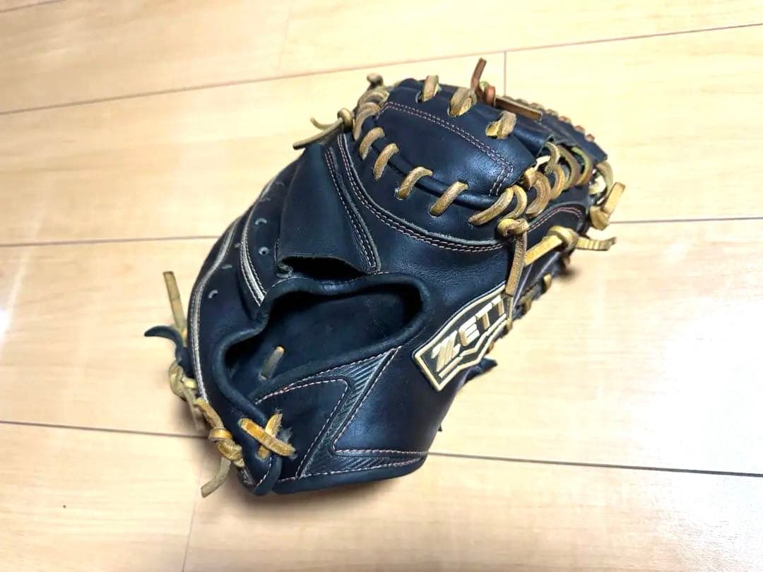 ゼット 少年軟式キャッチャーミット ゼロワンステージ 捕手用　型付け済