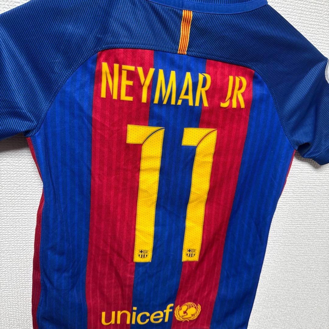 NIKE 2016 バルセロナ/ジュニア /半袖ユニフォーム ネイマール　ナイキ