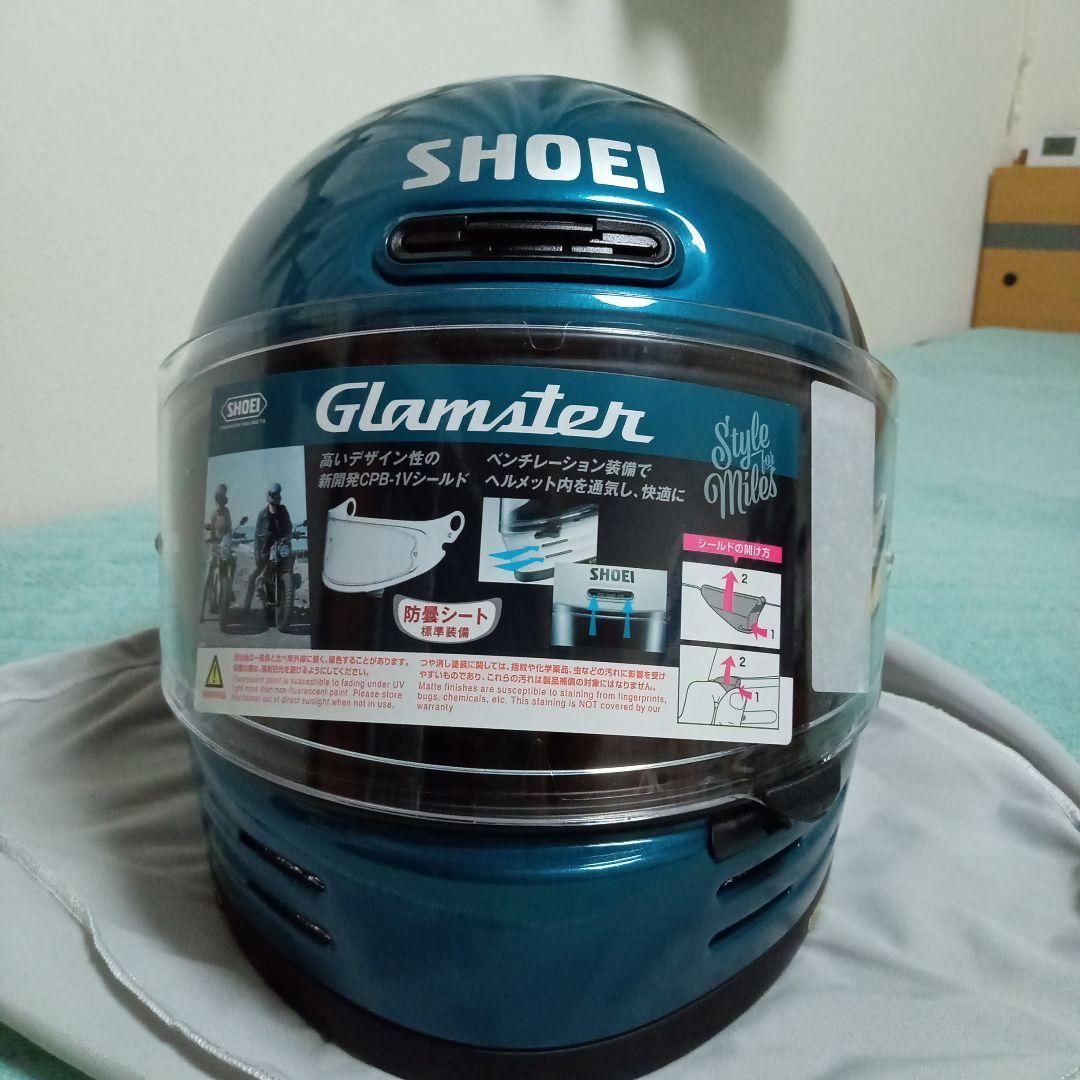 SHOEI Glamster XL ラグナブルー　オマケ2つ付き