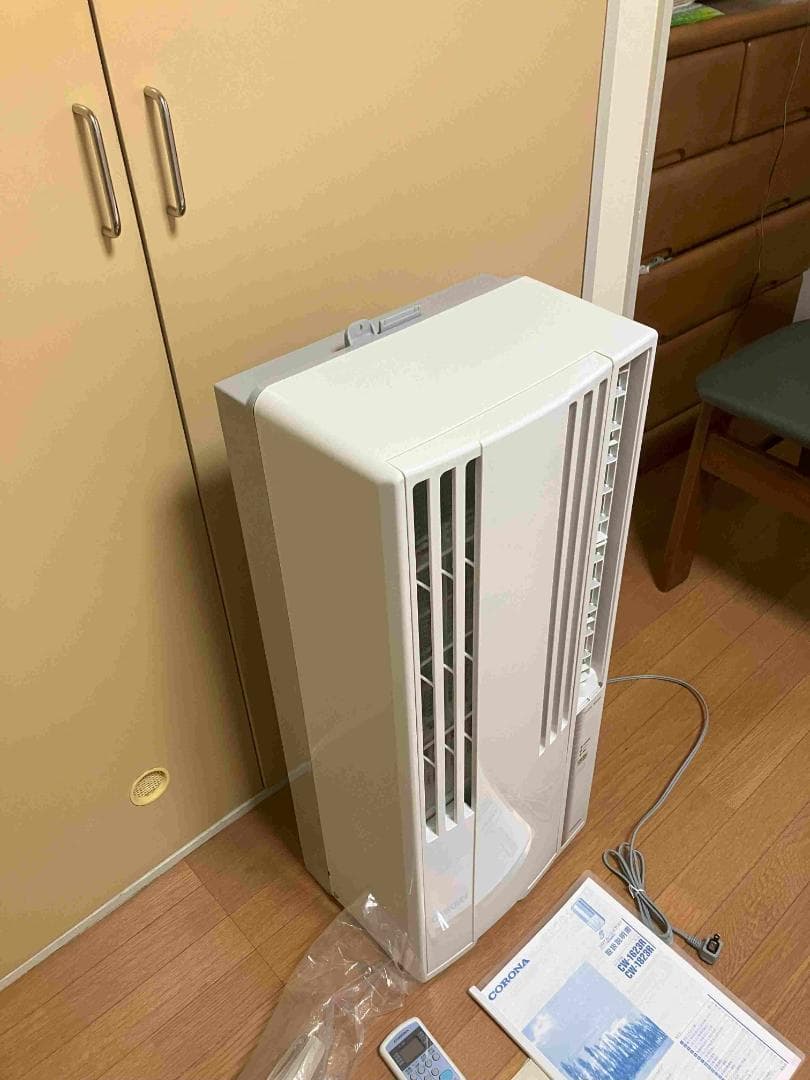 CORONA ルームエアコン CW-1623R 2023年製　 窓用エアコン