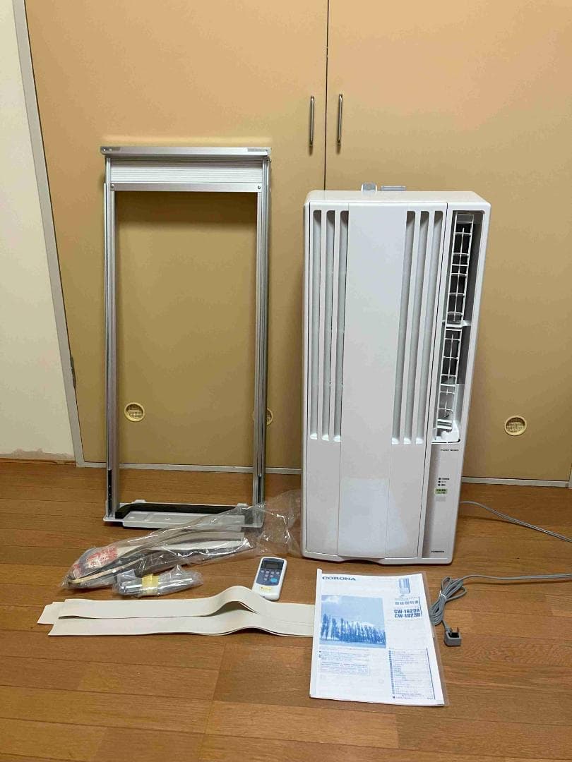CORONA ルームエアコン CW-1623R 2023年製　 窓用エアコン