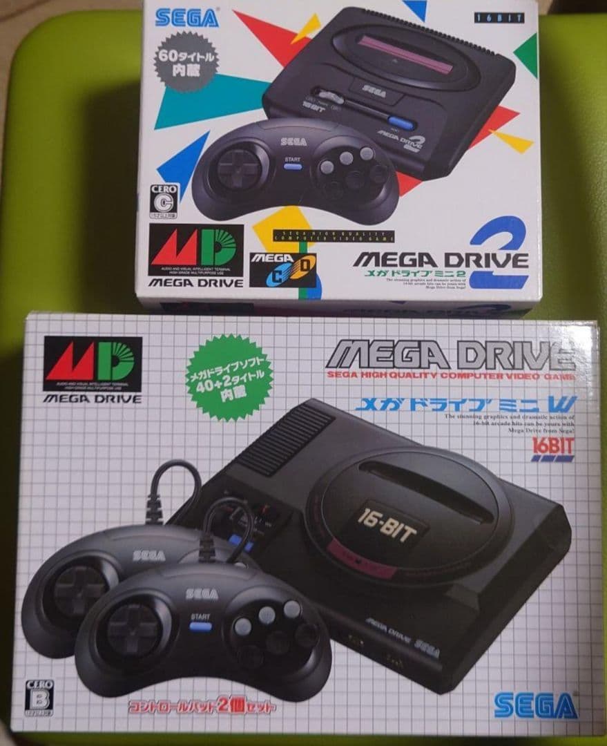 メガドライブミニ W+メガドライブミニ 2