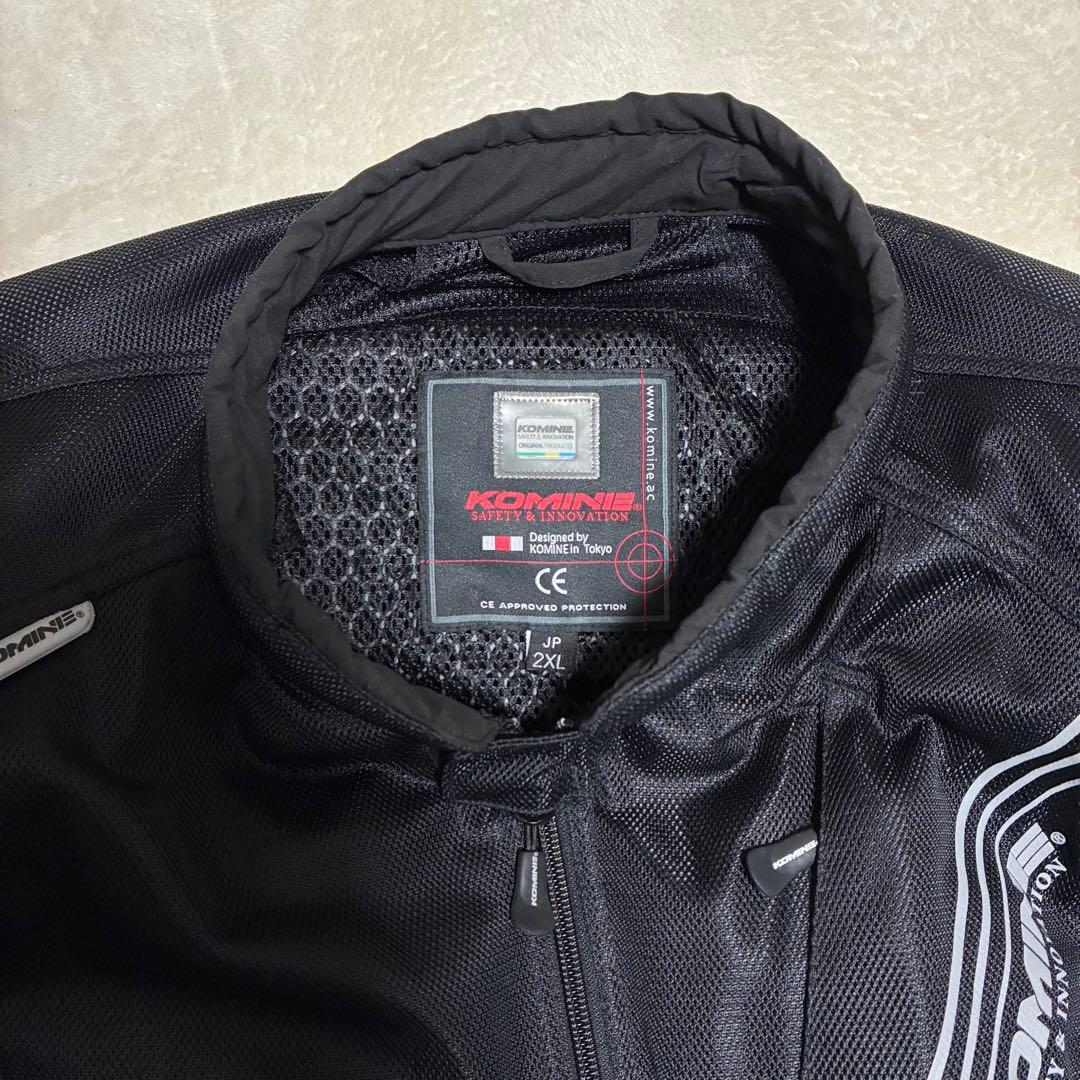 コミネ バイク用 プロテクトフルメッシュジャケット JK-128 2XL