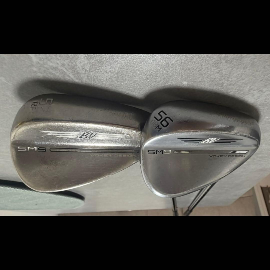 「中古」vokey sm9ウェッジ 52-12F、56-08M 2本セット