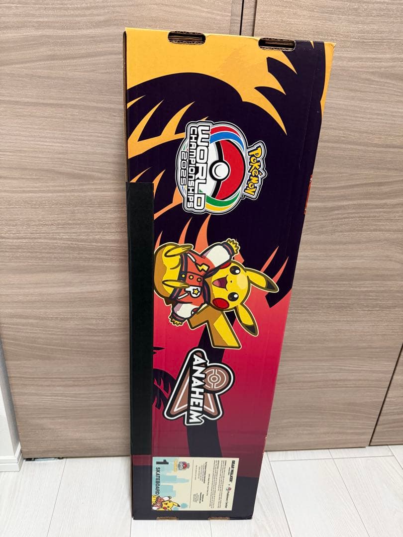 【限定1250台】wcs2025アナハイム ピカチュウスケートボード(抽選品)