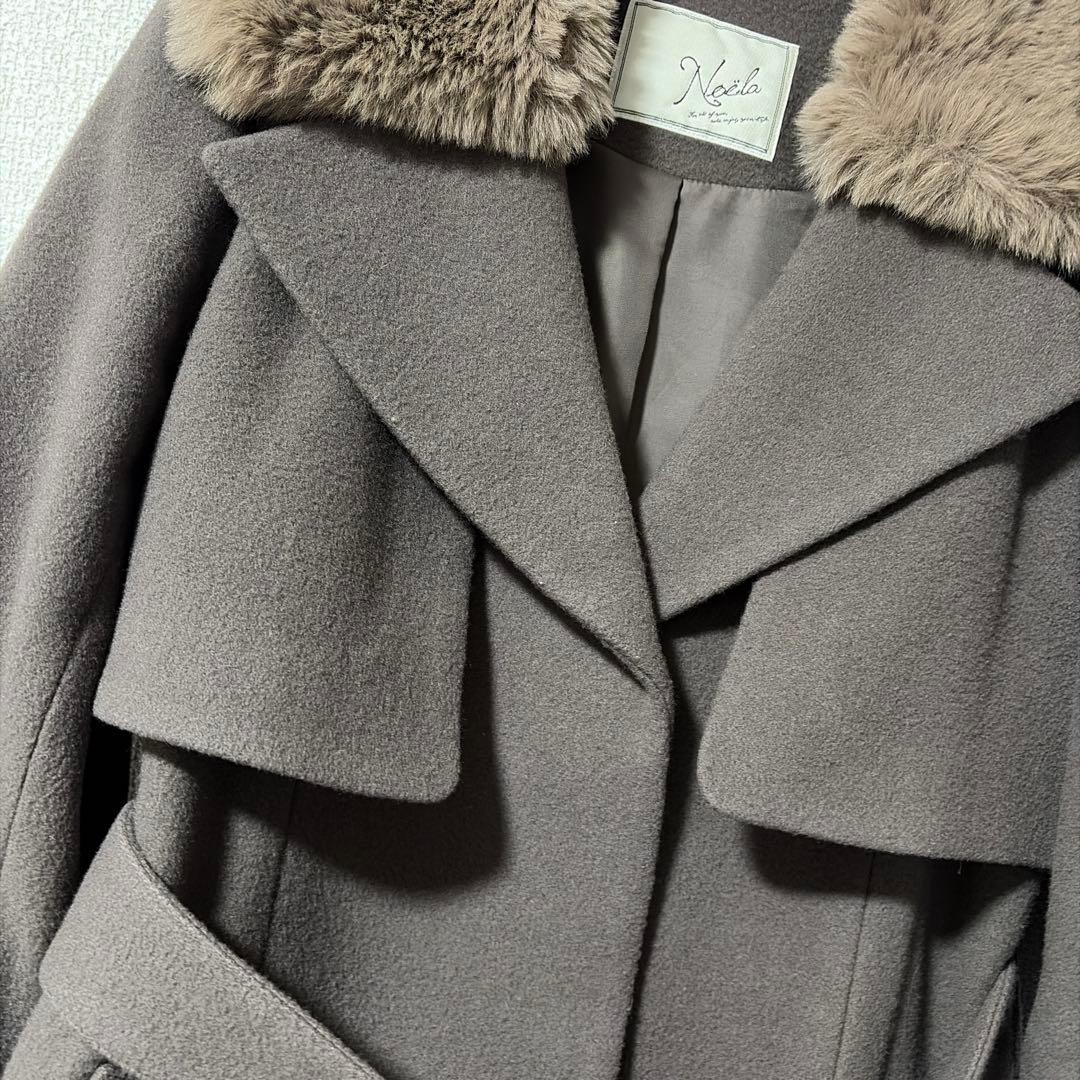 Noela ノエラ☆ファー付マルチロングコート M【美品】