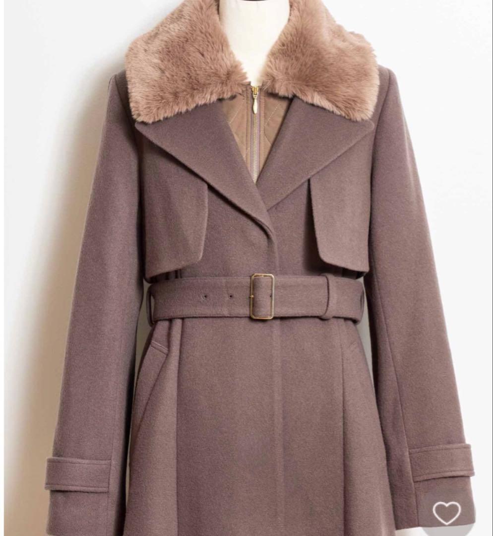 Noela ノエラ☆ファー付マルチロングコート M【美品】