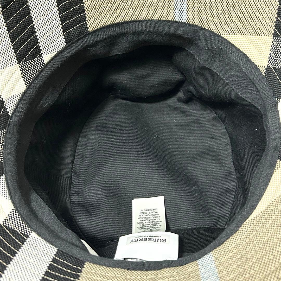【極美品】バーバリー バケットハット ノバチェック柄 Lサイズ