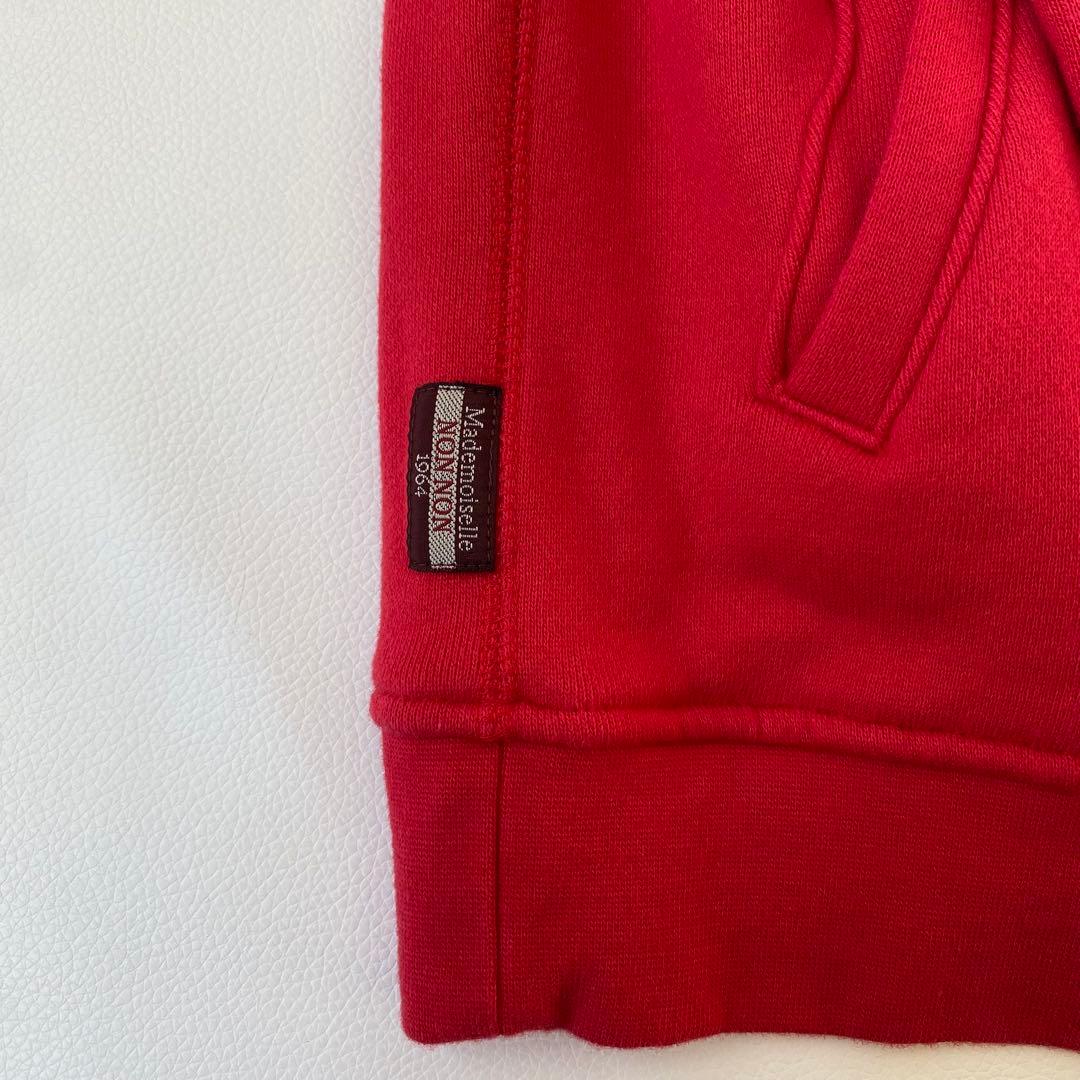 【新品未使用】マドモアゼルノンノン　ブルゾン　ロゴ刺繍＆ワッペン　ジップアップ