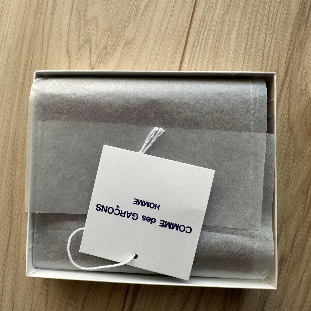 COMME des GARÇONS 二つ折り財布 ブラウン新品未使用内側傷あり