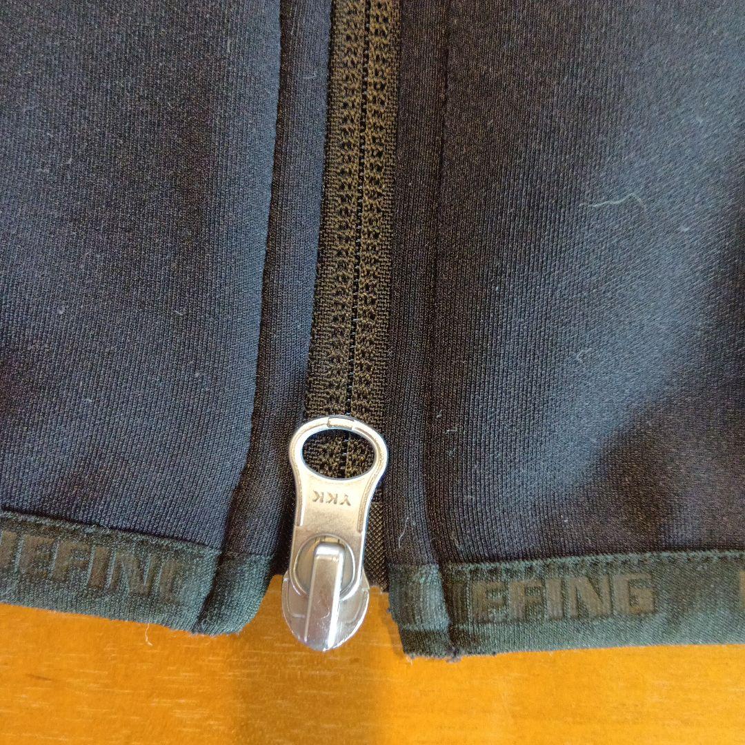 BRIEFING ブラック ジップアップベスト