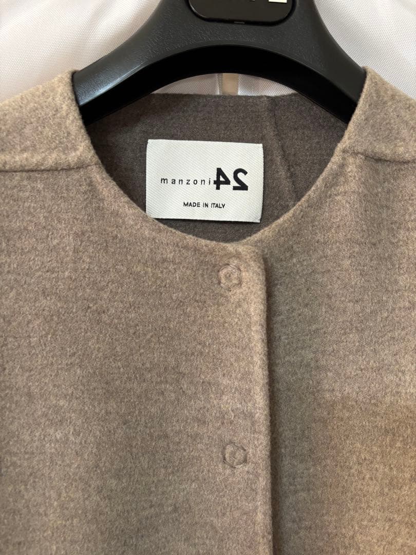 極美品　manzoni24 ロングジレ 38