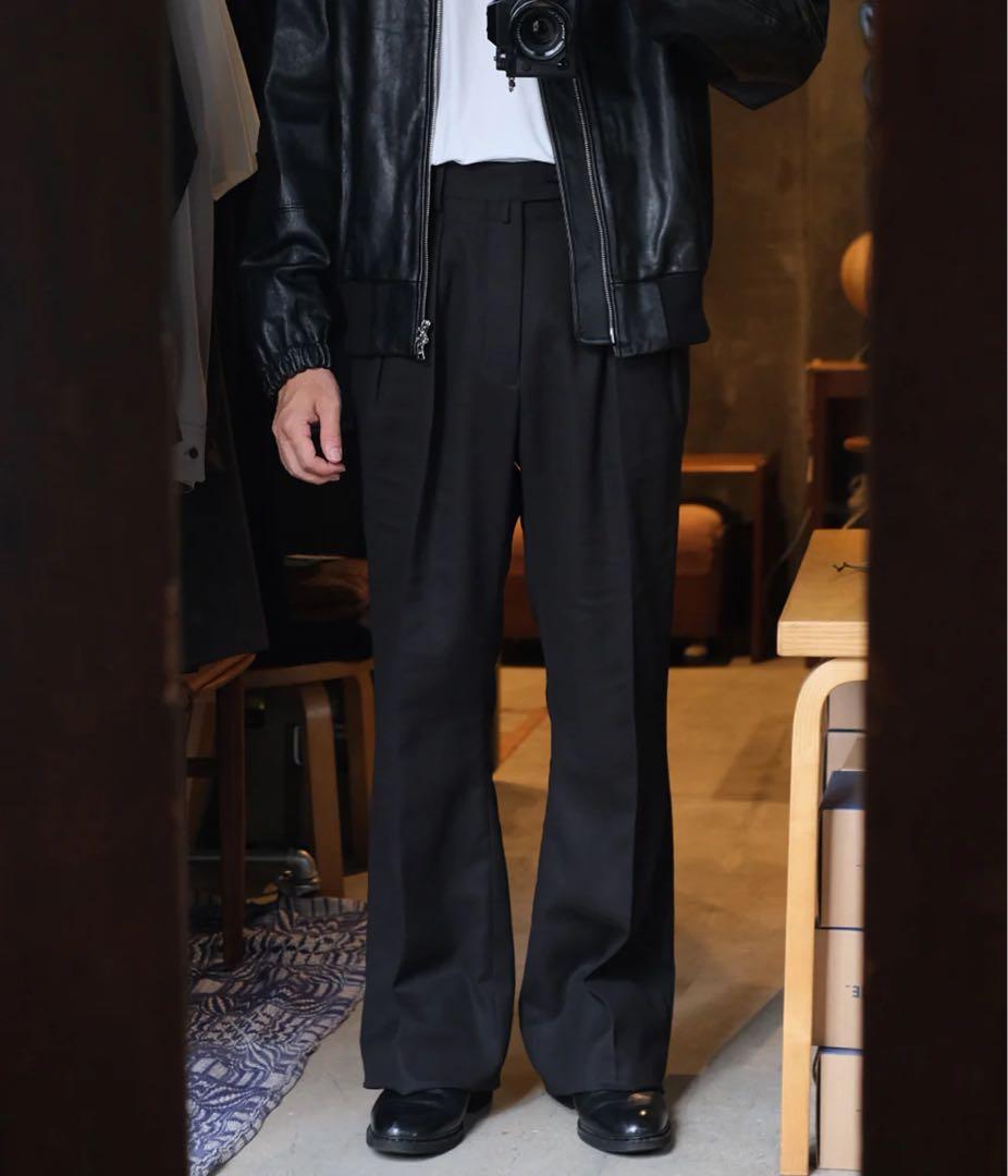 ［新品未使用品】24AW NEAT LUX COTTON WIDE FLARE