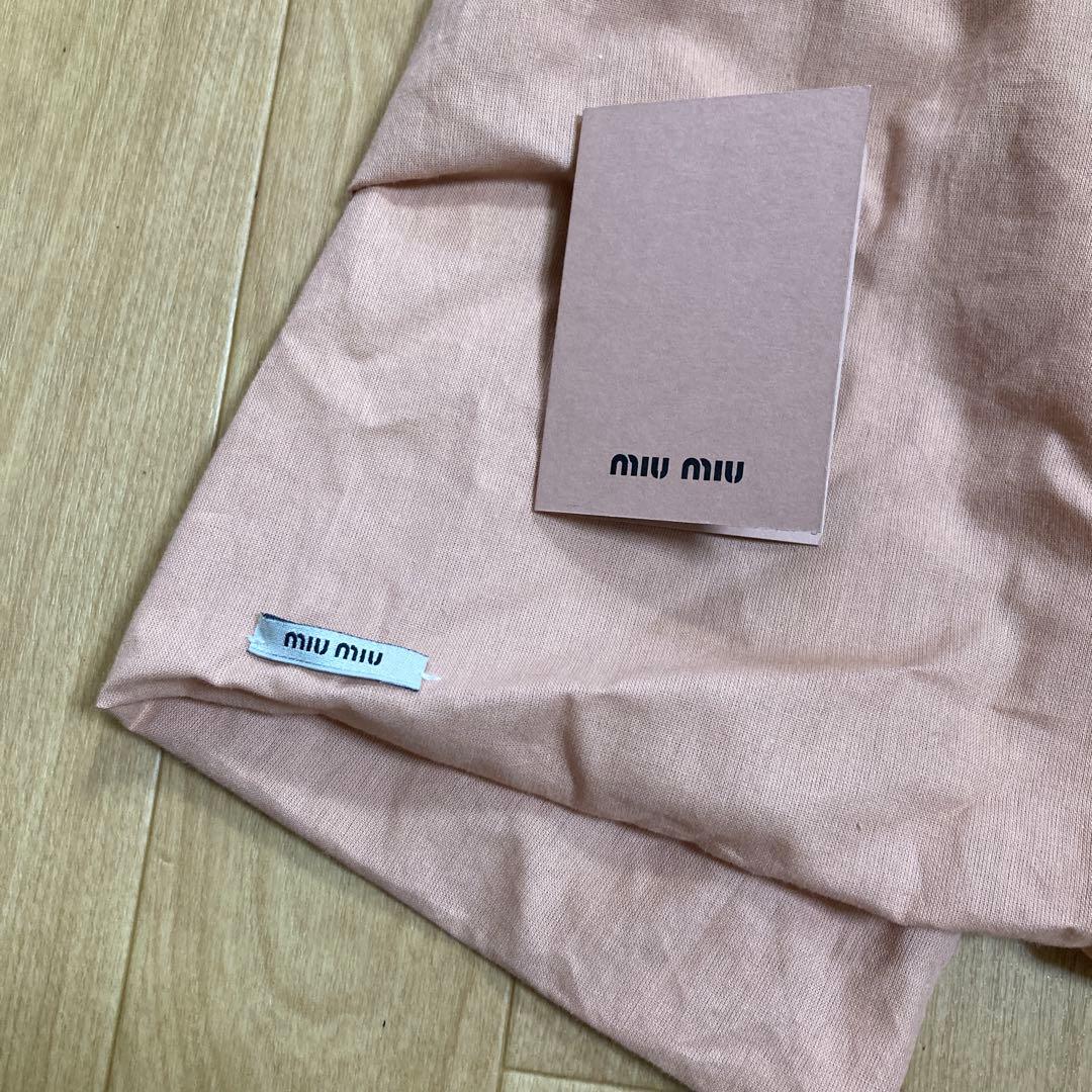 miu miu ネイビーショルダーバッグ