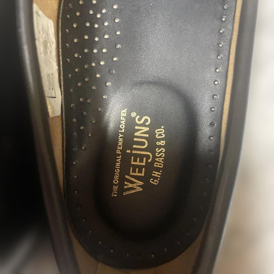g.h bass weejuns白黒レザー ローファー