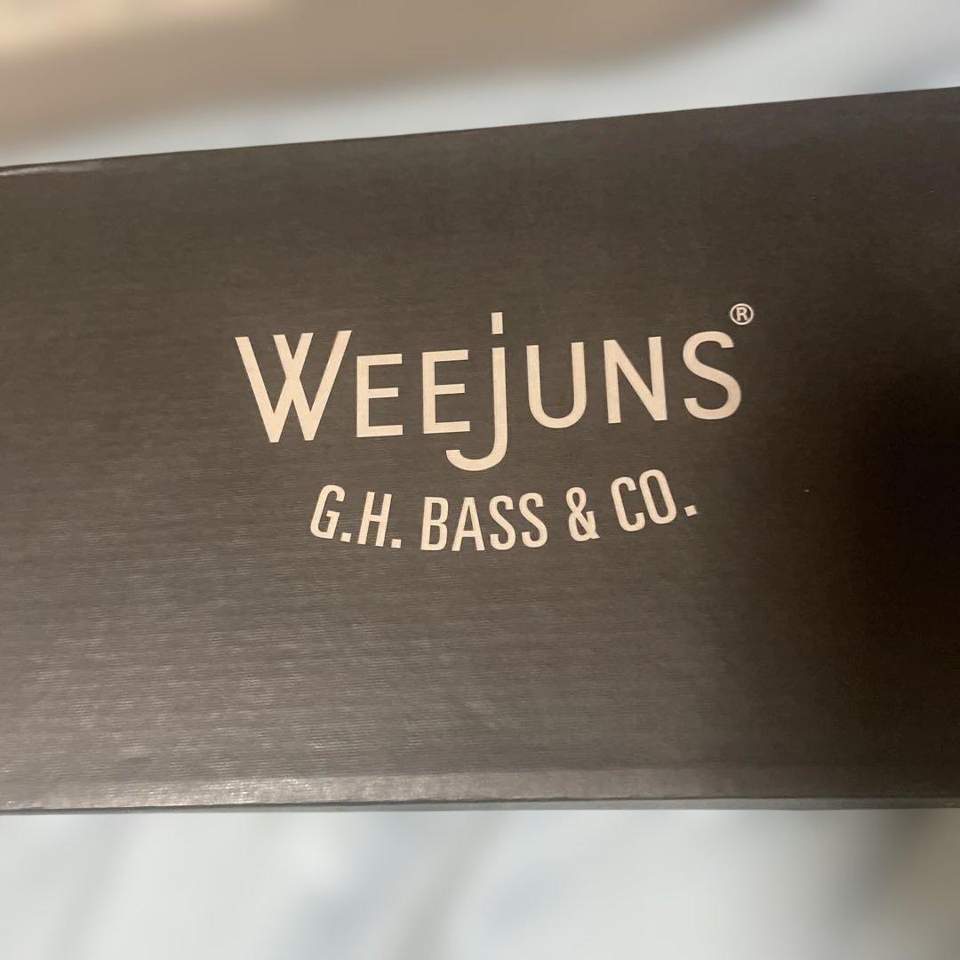 g.h bass weejuns白黒レザー ローファー