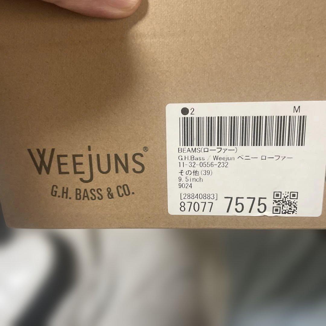 g.h bass weejuns白黒レザー ローファー