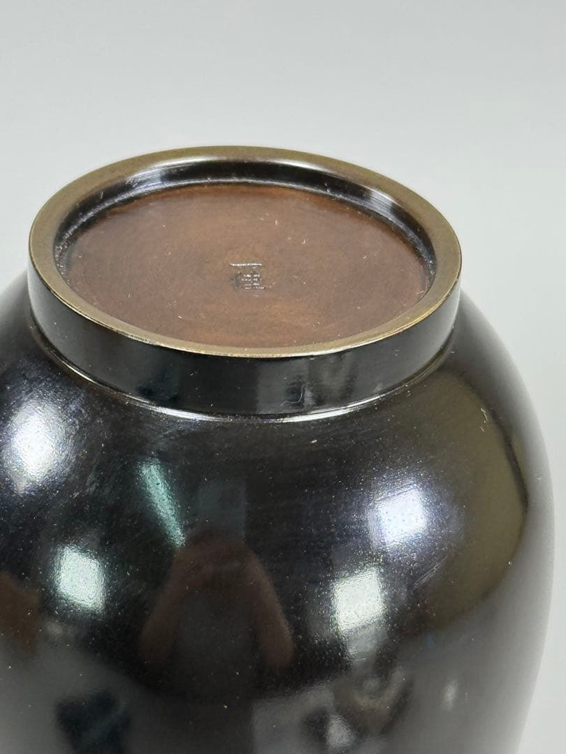 いけばな　池坊　古流　能作一佳造　銅花器　華道具　花瓶