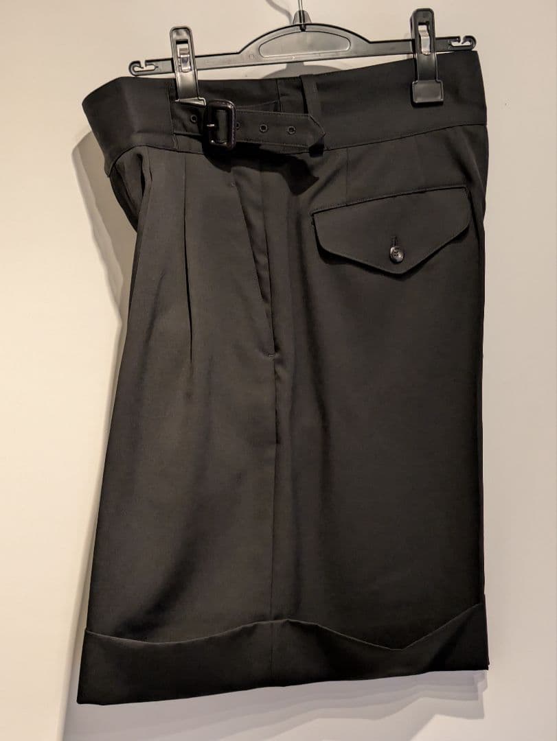 定番　THE RERACS　グルカショーツ　ブラック　サイズ46