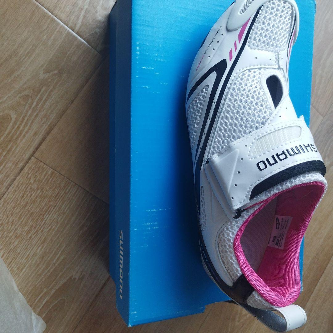 Shimano シューズ 39 ホワイト/ピンク