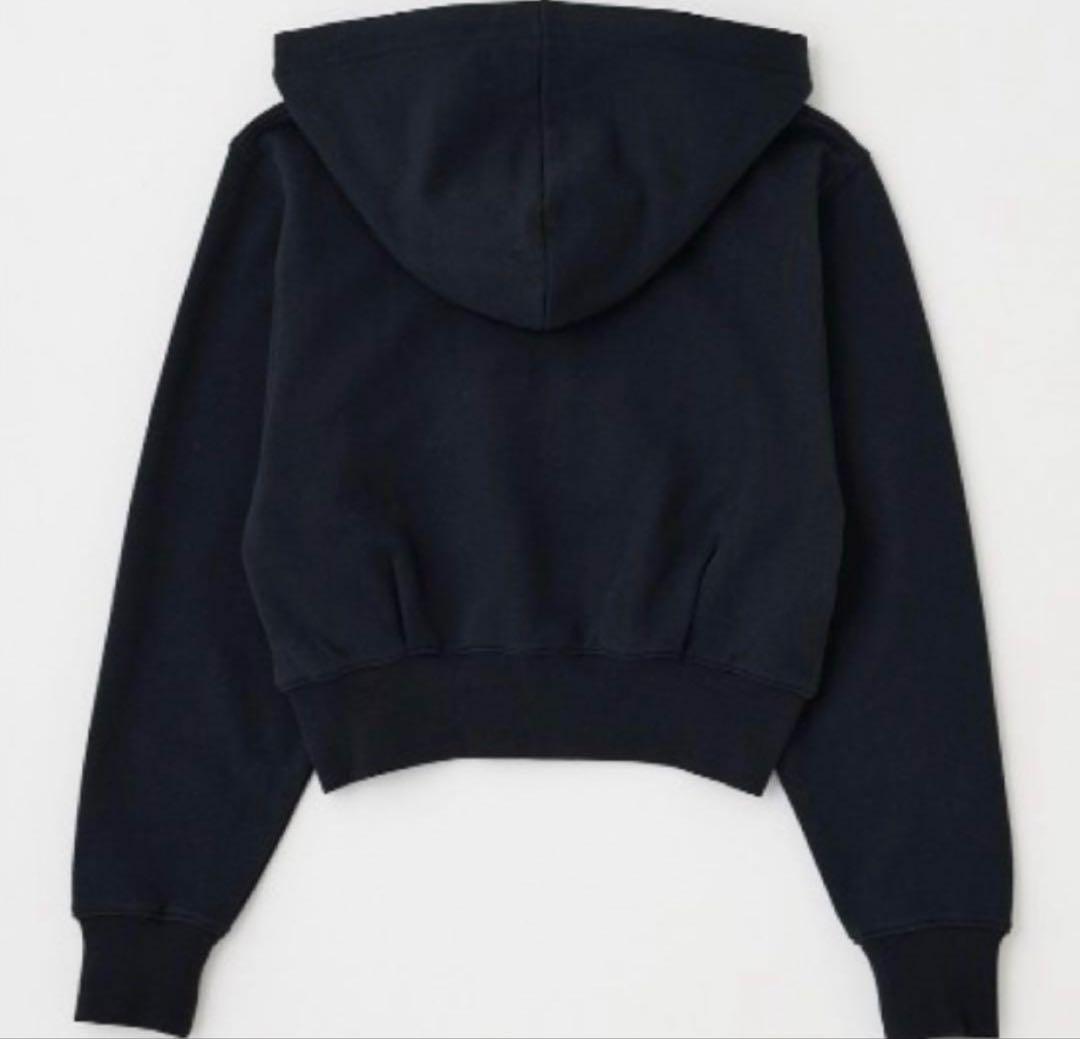 moussy UOM ZIP UP スウェット フーディ ブラック