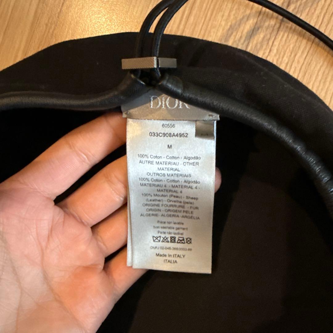 Dior ベレー帽　ロゴ