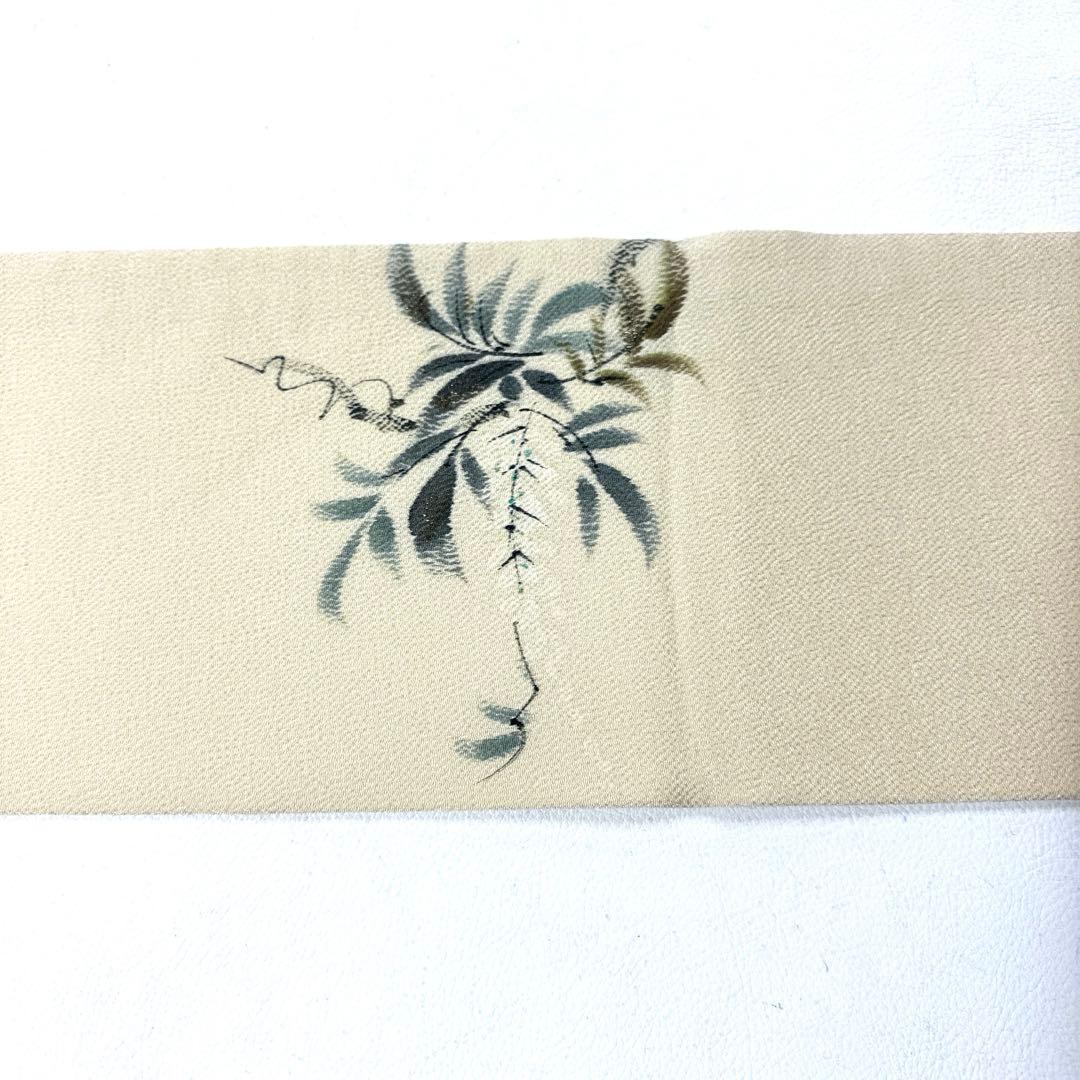 専用帯6254 ●高級 正絹 名古屋仕立て 名古屋帯 藤の花