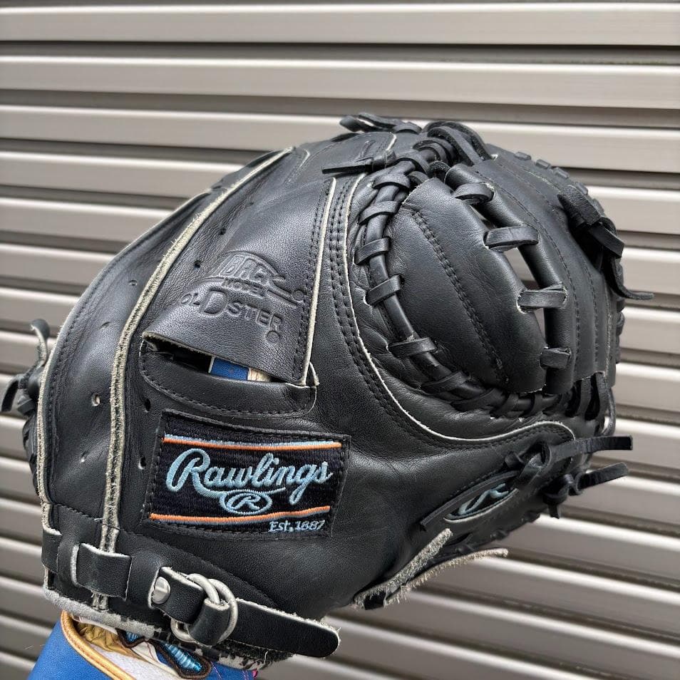 軟式野球　キャッチャーミット　一般　大人用　ローリングス　右投げ　即戦力