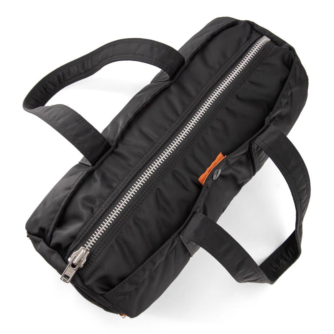 A038【ポーター／タンカー】ミニボストンバッグ　ダッフル　ナイロン　ブラック