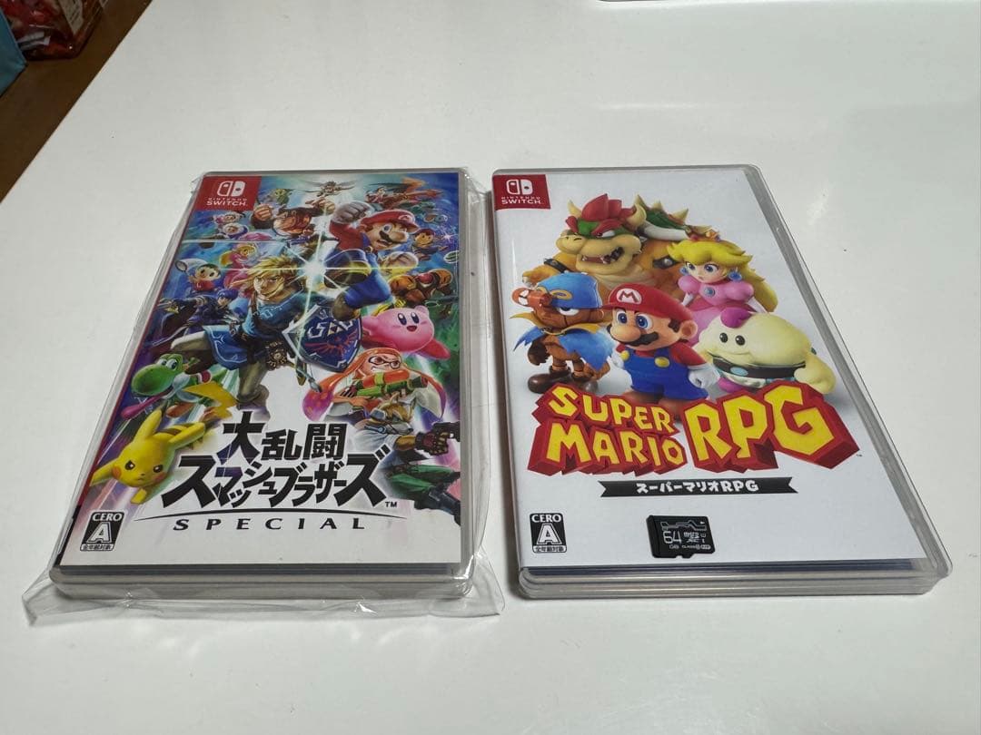 送料無料！早い者勝ち！switch バッテリー強化版　ソフト付　64gbメモリ付