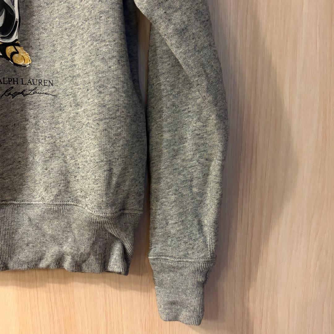 ポロベア裏起毛スウェットグレーXS