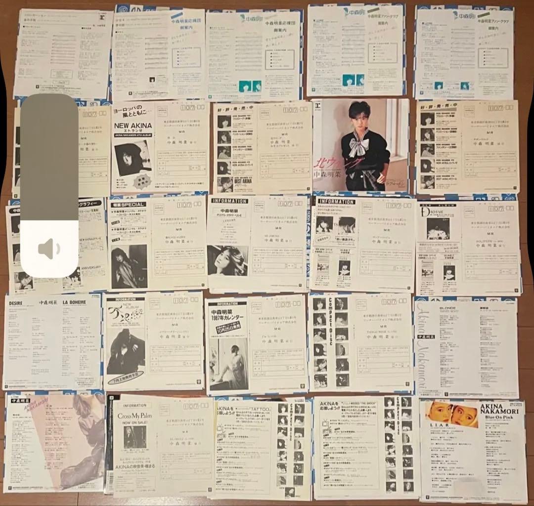 中森明菜　7インチEPシングル全作品25枚セット　ハガキ付き多数あり