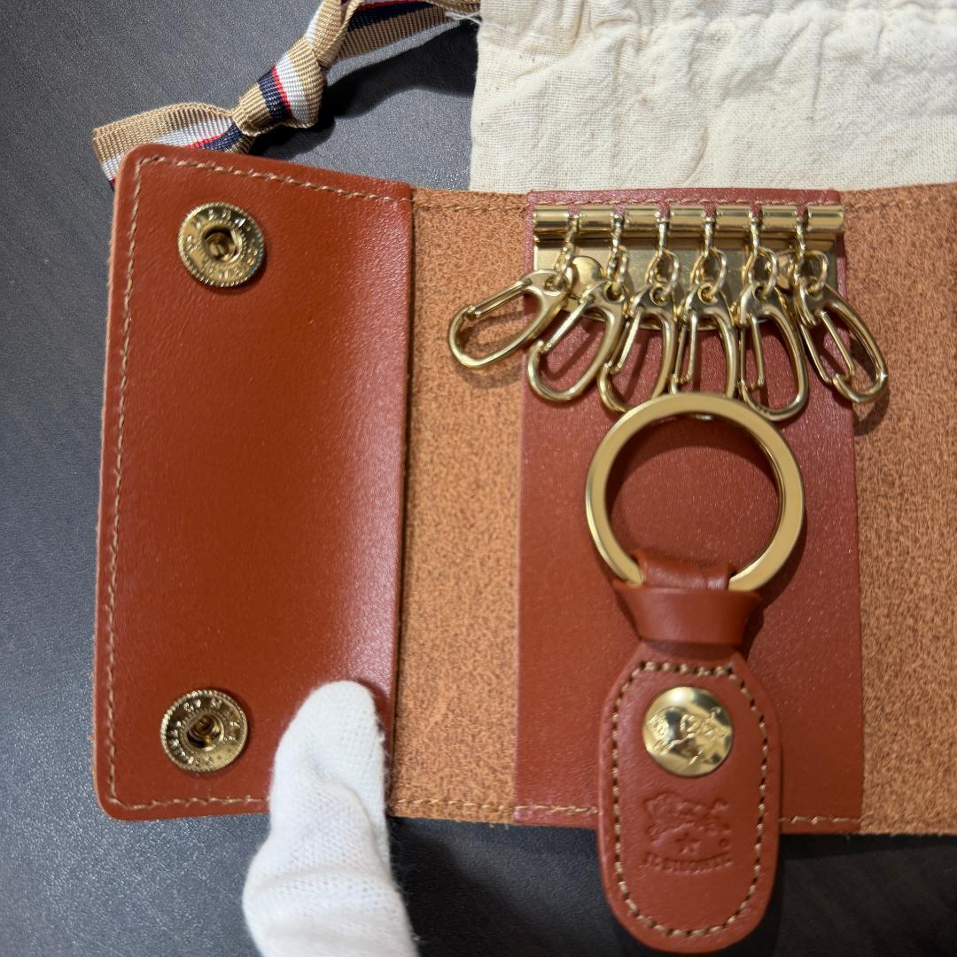 【新品未使用】イルビゾンテ キーケース ブラウン系