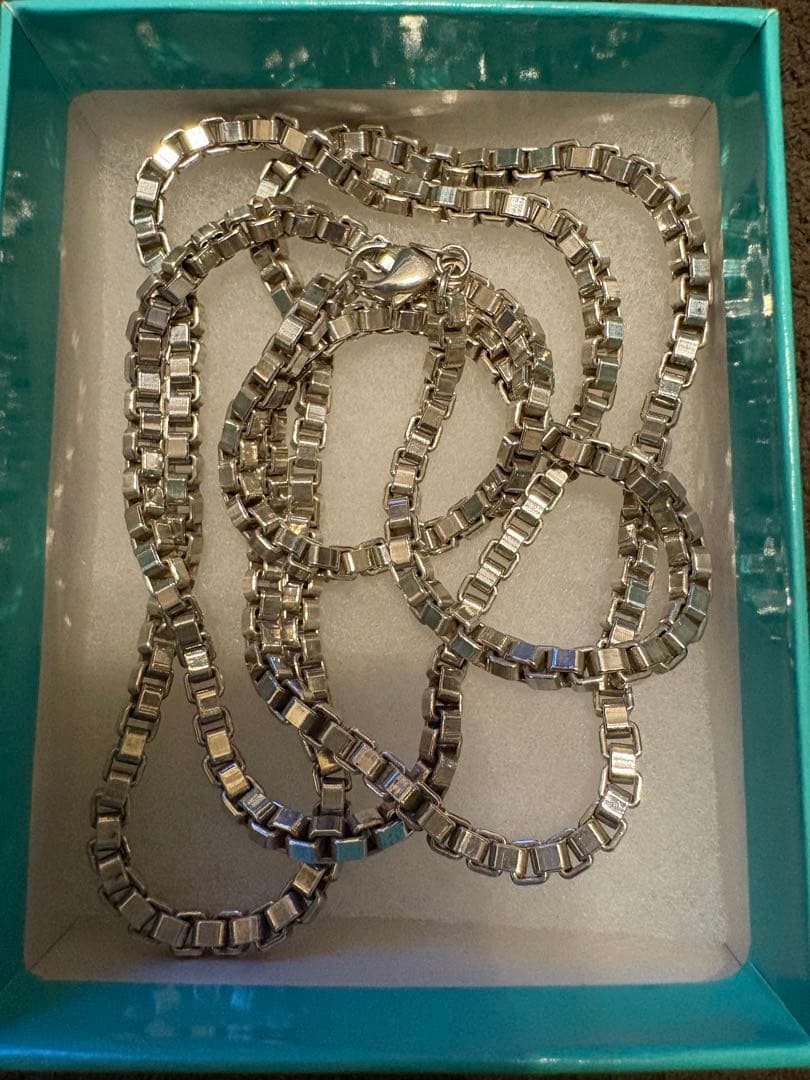 おこめ　Tiffany & Co. シルバーチェーンネックレス 90㎝