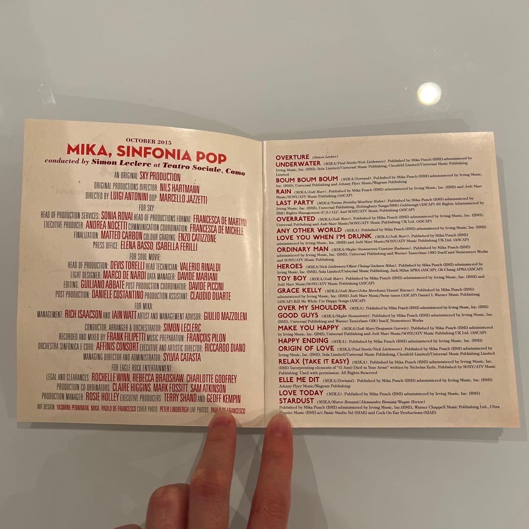 【希少★廃盤】MIKA Sinfonia Pop [Blu-ray]Import