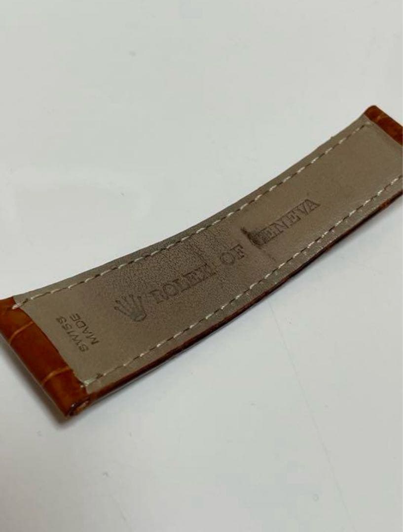 ロレックス　純正革ベルト　デイトナ用　ブラウン　クロコ