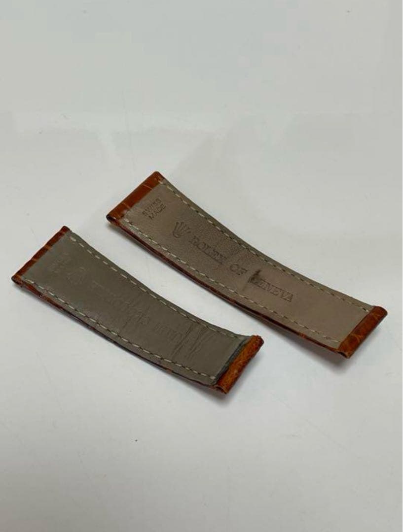 ロレックス　純正革ベルト　デイトナ用　ブラウン　クロコ