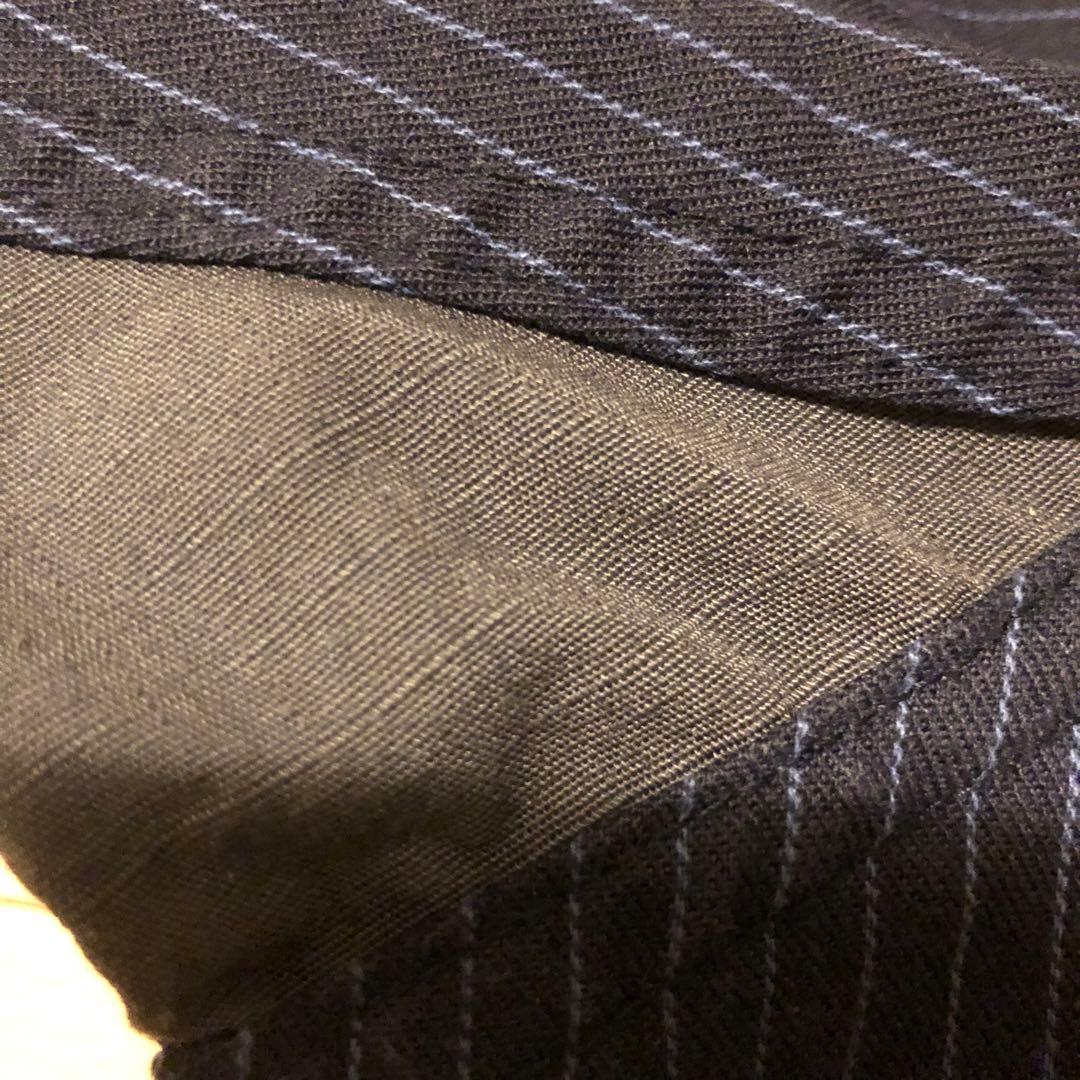 美品 POST O'ALLS ストライプ カバーオール 良生地 Lサイズ