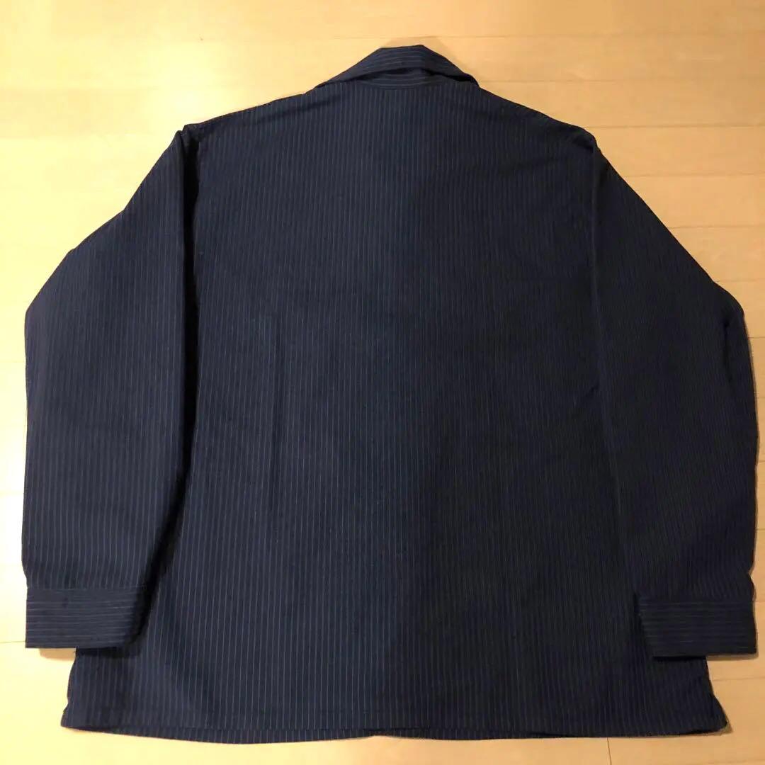 美品 POST O'ALLS ストライプ カバーオール 良生地 Lサイズ