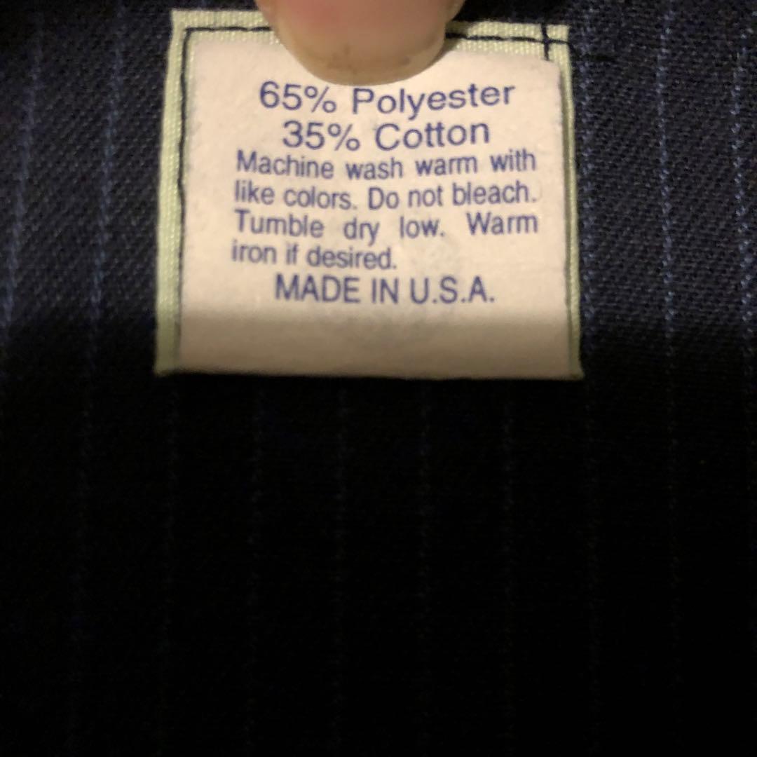 美品 POST O'ALLS ストライプ カバーオール 良生地 Lサイズ