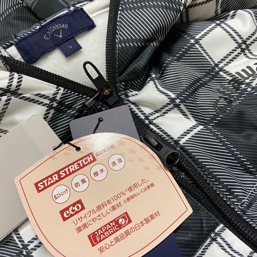 キャロウェイ メンズL 中綿 スウェット ブルゾン ジャケット 撥水 防寒 保温