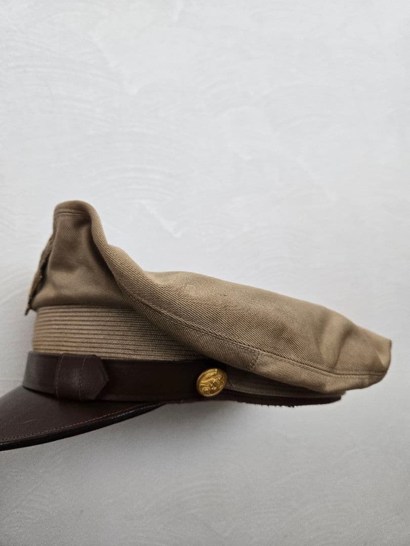 実物　米軍W.W.2型(1948年製)　士官制帽クラッシュタイプ　60cmサイズ
