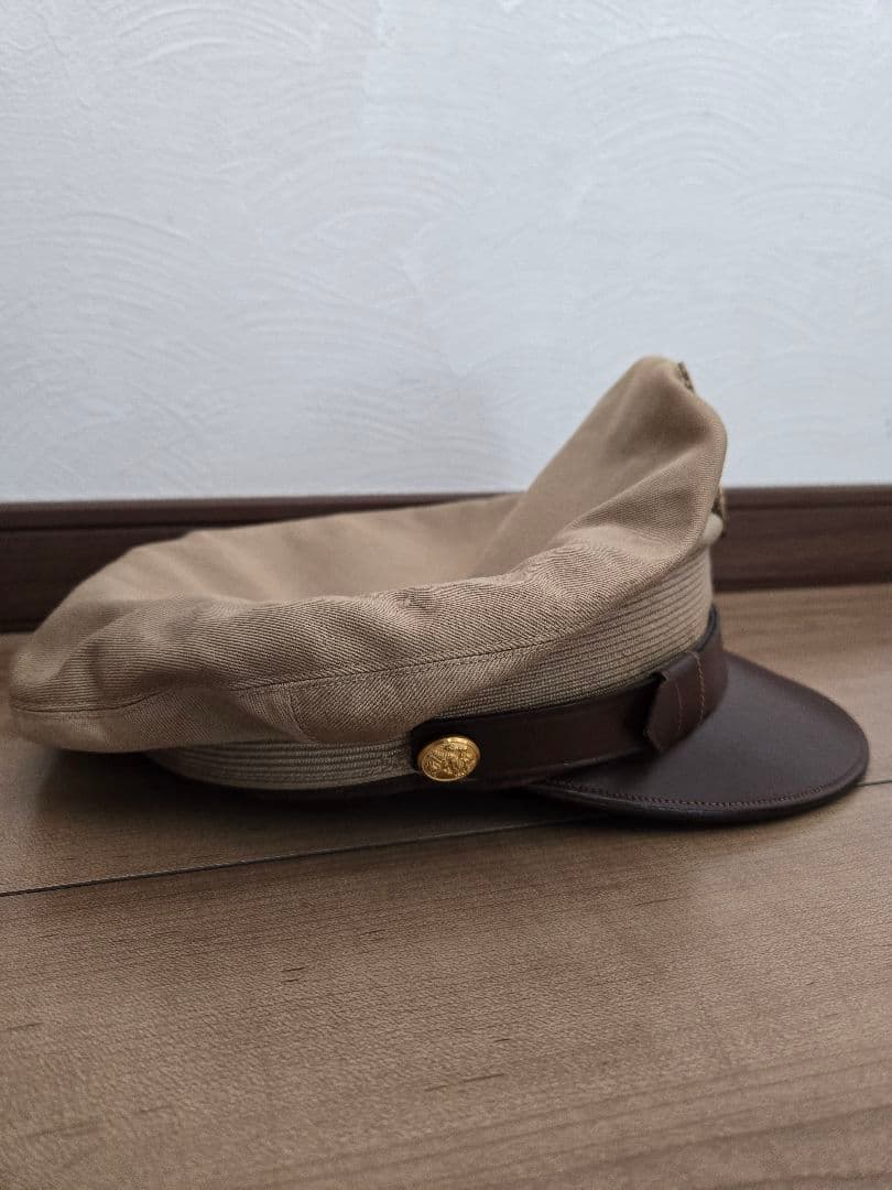 実物　米軍W.W.2型(1948年製)　士官制帽クラッシュタイプ　60cmサイズ
