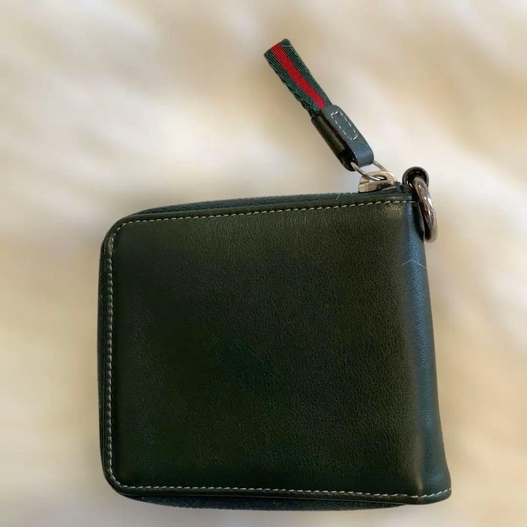 Negi様 Gucci ダークグリーン 二つ折り財布