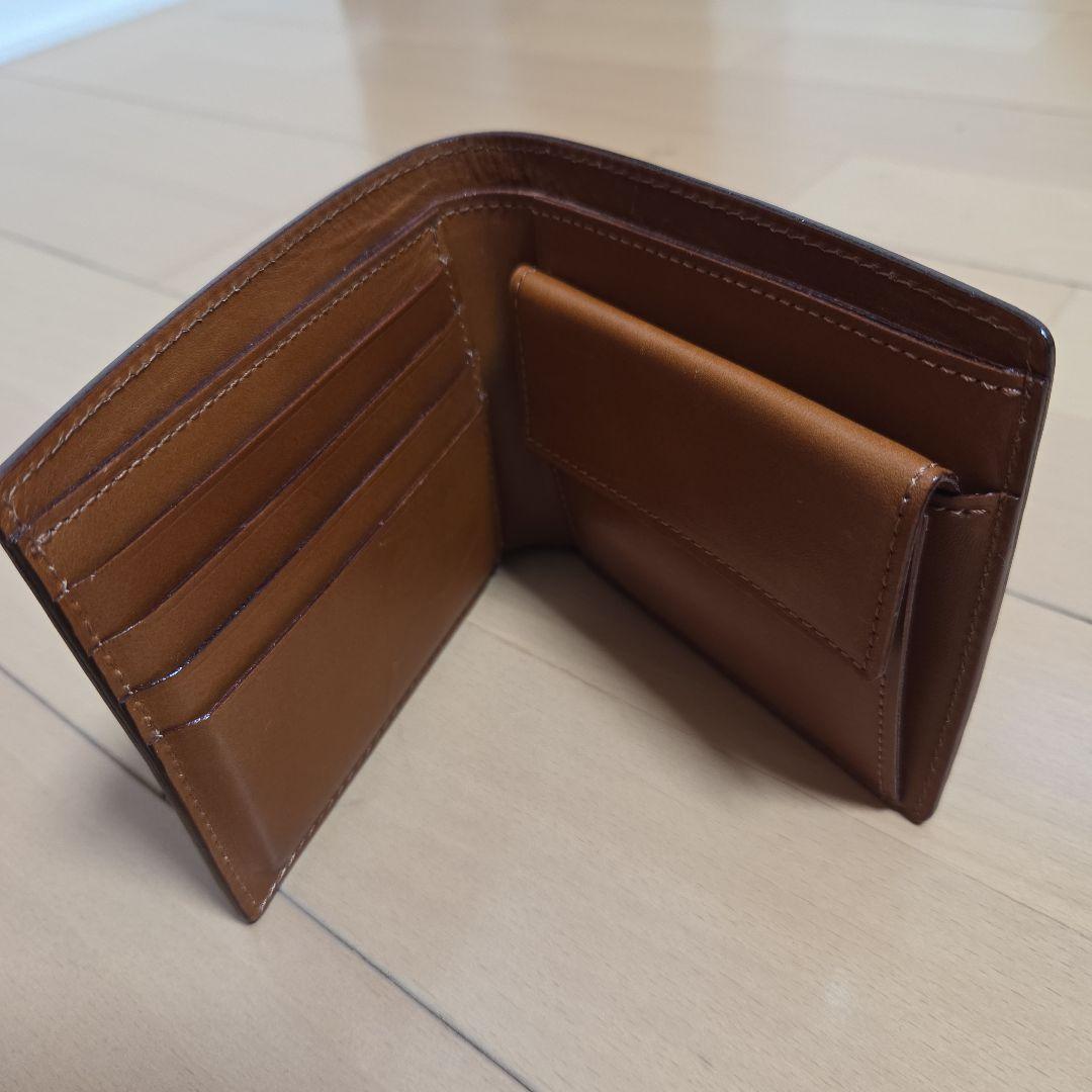 土屋鞄　ブライドル　二つ折り財布 ダークグリーン