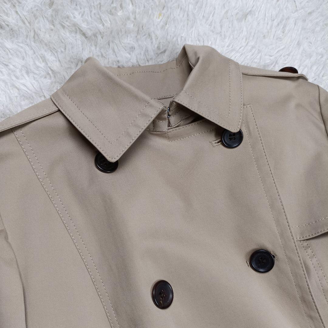 美品✨現行レリアン　MANTECO社　ベルテッドトレンチコート　ウールライナー付