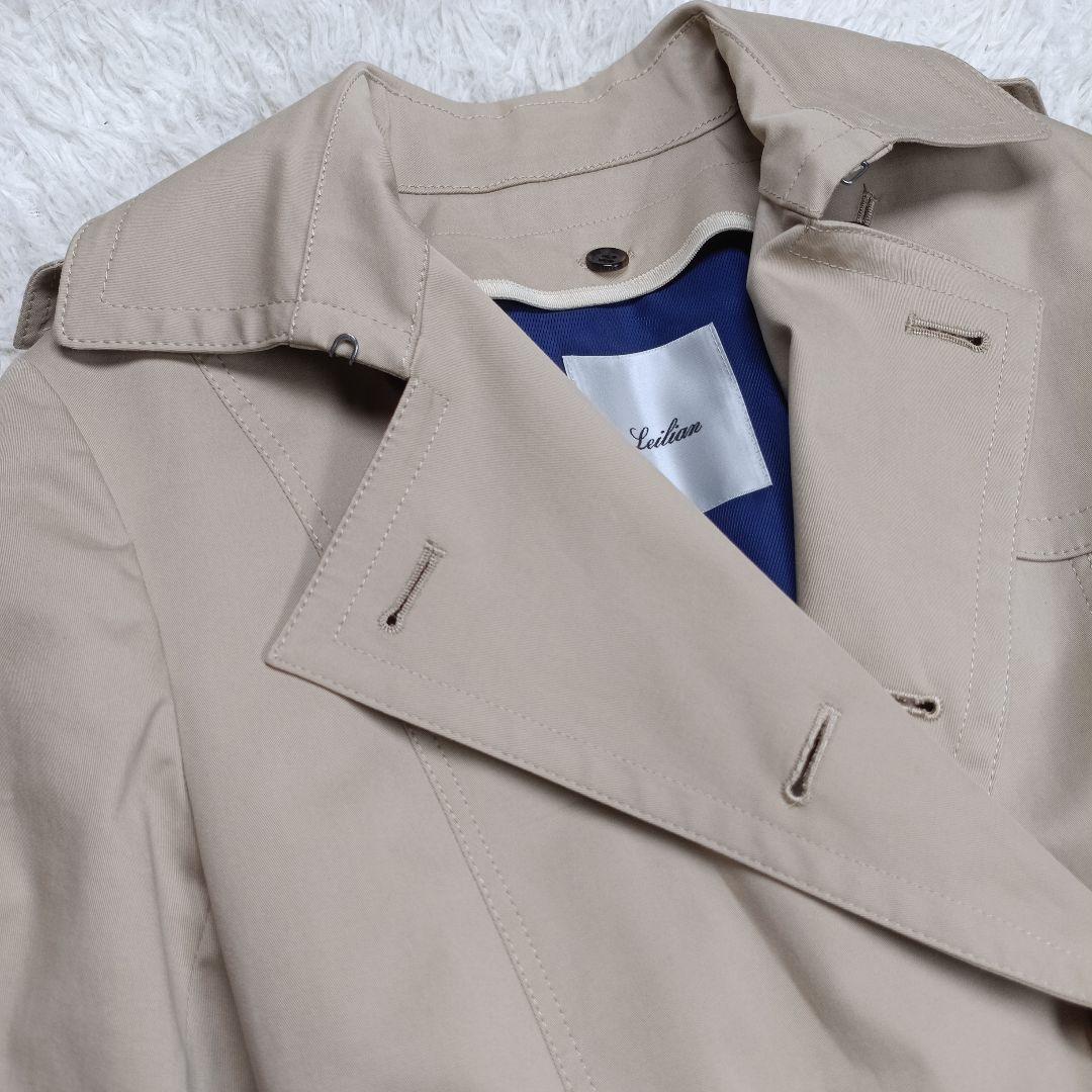 美品✨現行レリアン　MANTECO社　ベルテッドトレンチコート　ウールライナー付