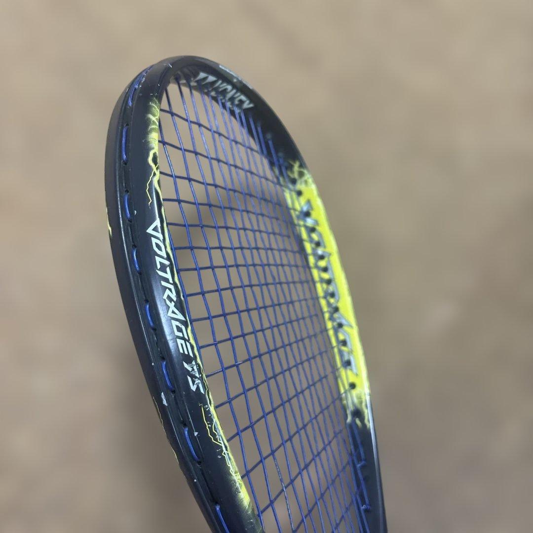 中古ボルトレイジ 7SテニスラケットUL1ガットヨネックスゲイル26ポンド