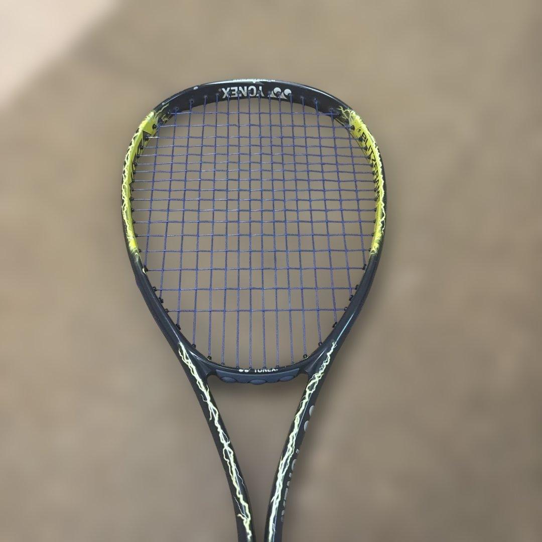 中古ボルトレイジ 7SテニスラケットUL1ガットヨネックスゲイル26ポンド